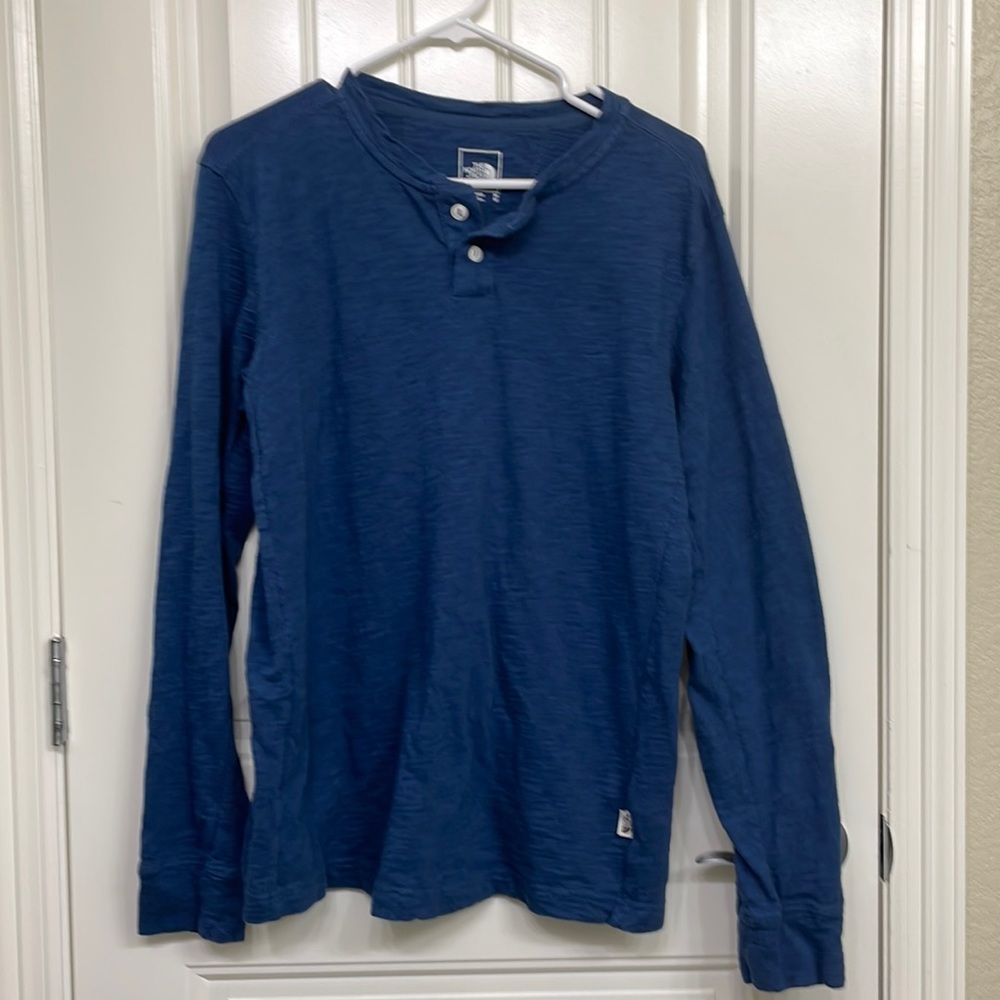 The North Face Navy Long Sleeve Henley